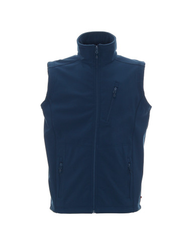 Promostars Men`s VEST WALKER DARK BLUE logo embroidery print