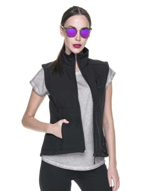 Promostars KAMIZELKA Damska LADIES' WALKER CZARNY haft nadruk sitodruk