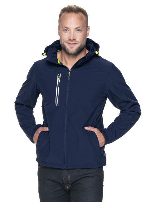 CRIMSON CUT HERREN-MISSIONSJACKE, MARINEBLAU, Stickerei, Siebdruck, Logo