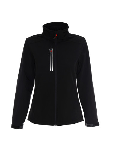CRIMSON CUT JACKET Women`s AMBITION BLACK print DTG embroidery silkscreen
