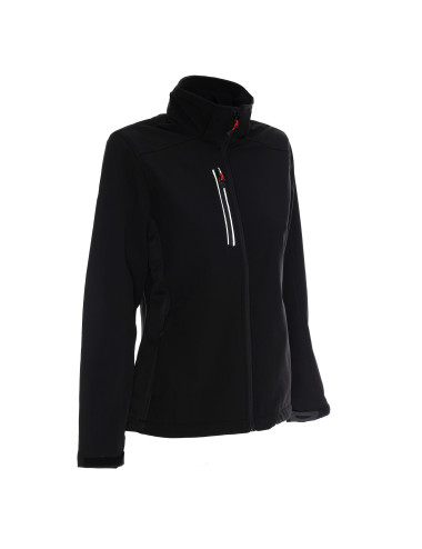 CRIMSON CUT JACKET Women`s AMBITION BLACK print DTG embroidery silkscreen