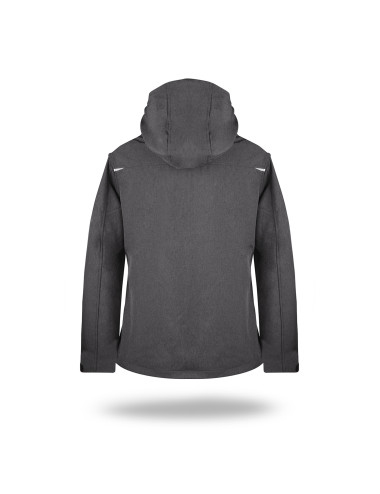 CRIMSON CUT Damen AMBITION JACKET DARK GREY MELANGE/BLACK Stickerei