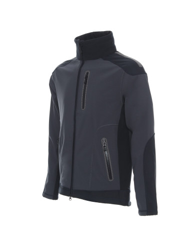 Promostars Herren STORM JACKET DARK GRAPHITE/BLACK Logo, Druck, Stickerei