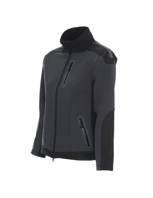 CRIMSON CUT KURTKA Damska LADIES' STORM CIEMNY GRAFIT/CZARNY nadruk