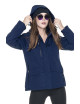 CRIMSON CUT JACKET Women`s LADIES` LOCK NAVY print embroidery silkscreen