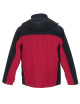 Promostars Men`s JACKET HIKE DARK RED/BLACK embroidery logo print