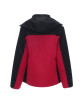 Promostars Women`s JACKET LADIES` HIKE DARK RED/BLACK logo embroidery