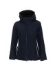 Promostars Women`s JACKET WOOD NAVY embroidery print silkscreen logo
