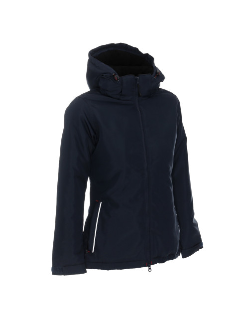 Promostars Women`s JACKET WOOD NAVY embroidery print silkscreen logo