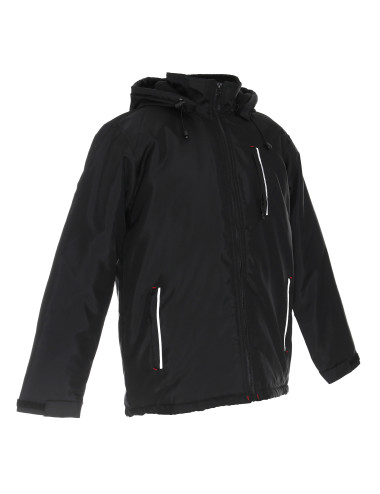 Promostars Men`s JACKET NEW FOREST BLACK Embroidery Screen Print Logo