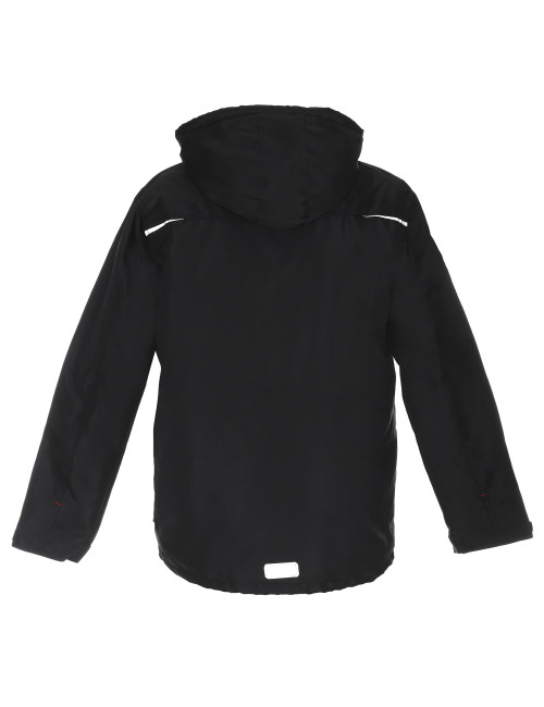 Promostars Men`s JACKET NEW FOREST BLACK Embroidery Screen Print Logo