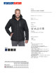 Promostars Herrenjacke NEW FOREST BLACK, gesticktes Siebdrucklogo
