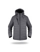 CRIMSON CUT HERRENJACKE STITCH DEEP GREY MELANGE DTF-Druckstickerei