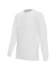 Promostars Men`s SWEATSHIRT WEEKEND WHITE embroidery screen printing logo DTG printing