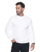 Promostars Men`s SWEATSHIRT WEEKEND WHITE embroidery screen printing logo DTG printing