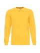 Promostars Herren-SWEATSHIRT WEEKEND YELLOW mit DTG-Stickerei und Siebdruck-Logo