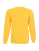 Promostars Men`s SWEATSHIRT WEEKEND YELLOW embroidery DTG print silkscreen logo
