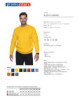 2Herren-Wochenende-Sweatshirt gelb Promostars