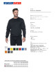 Promostars Herren SWEATSHIRT WEEKEND BLACK Stickerei, Siebdruck, Logodruck