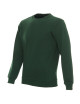 Promostars Herren-SWEATSHIRT WEEKEND GREEN BOTTLE mit aufgesticktem Siebdruck-Logo