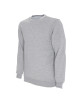 Promostars Men`s SWEATSHIRT WEEKEND LIGHT GRAY MELANGE embroidery logo print