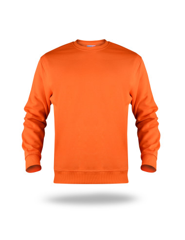 Promostars Herren SWEATSHIRT WEEKEND ORANGE Stickerei Siebdruck Logodruck
