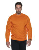 Promostars Men`s SWEATSHIRT WEEKEND ORANGE embroidery silkscreen logo print