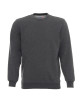 Promostars Men`s SWEATSHIRT WEEKEND DARK GRAY MELANGE embroidered logo print