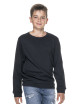 Promostars Damen-SWEATSHIRT WEEKEND KID BLACK mit Stickerei und Siebdruck-Logo