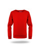 Promostars Damen-SWEATSHIRT WEEKEND KID RED mit aufgesticktem Siebdrucklogo