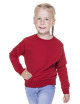 Promostars Damen-SWEATSHIRT WEEKEND KID RED mit aufgesticktem Siebdrucklogo