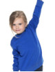 2Damen-Sweatshirt „Weekend Kid“ in Kornblumenblau von Promostars