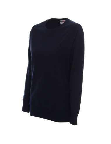 Promostars SISTER SWEATSHIRT für Damen, MARINEBLAU, Stickerei, Siebdruck, Logo