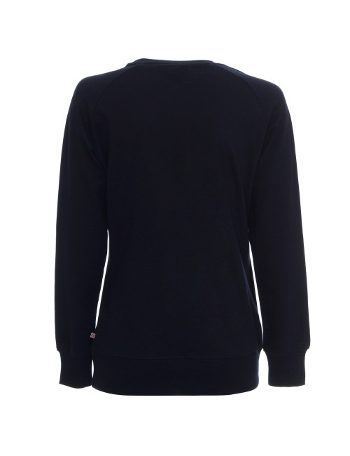 Promostars Women`s SWEATSHIRT SISTER NAVY embroidery print silkscreen logo