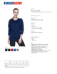 2Schwester-Sweatshirt für Damen, marineblau Promostars