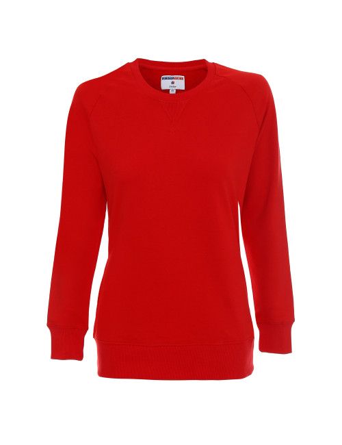 Promostars Women`s SWEATSHIRT SISTER RED DTG print embroidery silkscreen logo