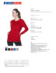 2Damen-Schwester-Sweatshirt rot Promostars