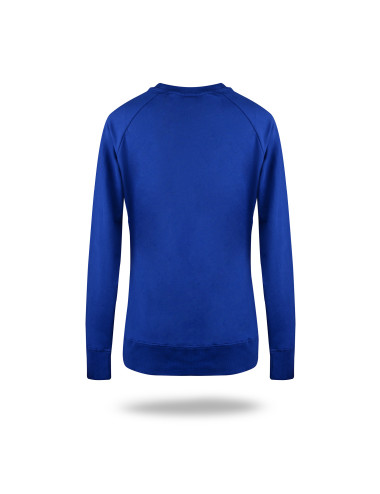 Promostars Women`s SWEATSHIRT SISTER CORNFLOWER Embroidery logo screenprint