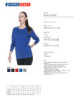2Schwester-Sweatshirt für Damen, kornblumenblau Promostars