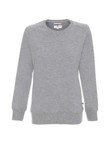 Promostars Women`s SWEATSHIRT SISTER LIGHT GRAY MELANGE embroidery screen printing