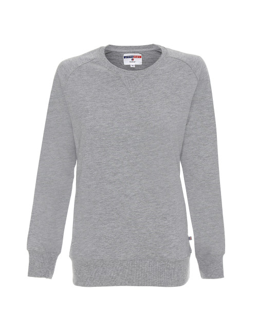 Promostars Women`s SWEATSHIRT SISTER LIGHT GRAY MELANGE embroidery screen printing