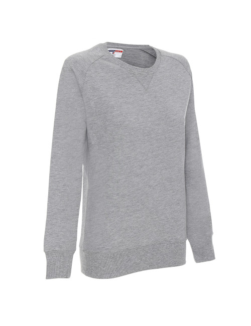 Promostars Women`s SWEATSHIRT SISTER LIGHT GRAY MELANGE embroidery screen printing