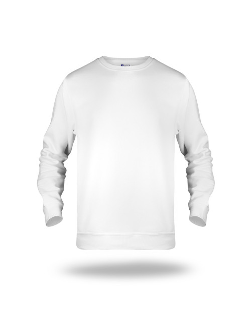 Geffer Sweatshirt Men 600 WHITE with custom embroidery, logo