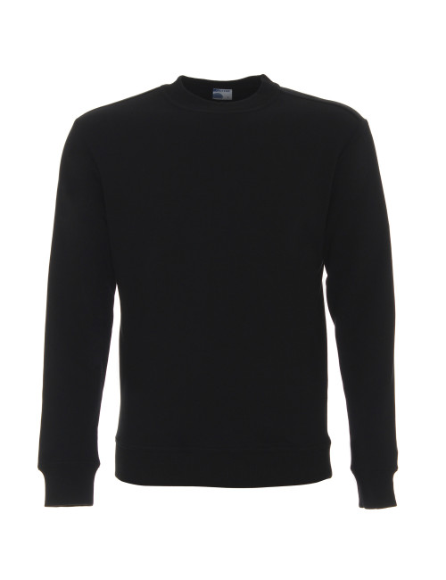 GEFFER SWEATSHIRT Men 600 BLACK print logo silkscreen embroidery