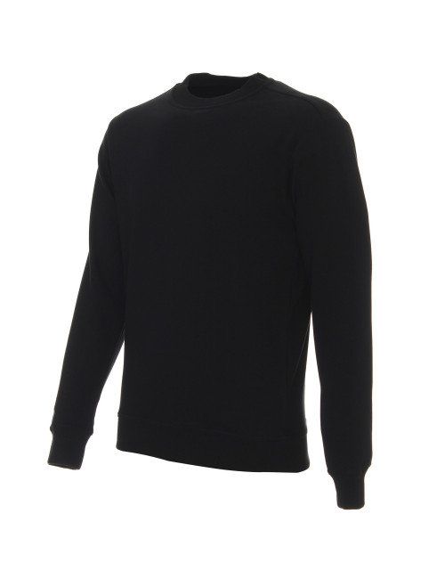 GEFFER SWEATSHIRT Men 600 BLACK print logo silkscreen embroidery