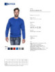 2Herren-Sweatshirt 600 kornblumenblau Geffer
