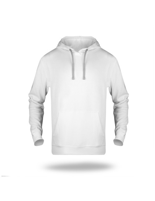 GEFFER Herren SWEATSHIRT 620 WEISS Stickerei, Siebdruck, Logo, DTF-Druck