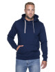 GEFFER Herren SWEATSHIRT 620 NAVY BLUE Siebdruck-Logo DTF-Druckstickerei