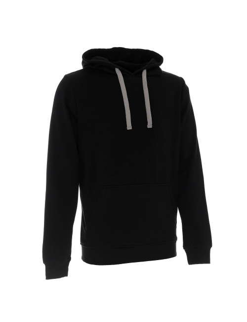 GEFFER SWEATSHIRT Men 620 BLACK print embroidery silkscreen logo for companies