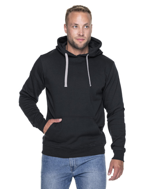 GEFFER SWEATSHIRT Men 620 BLACK print embroidery silkscreen logo for companies